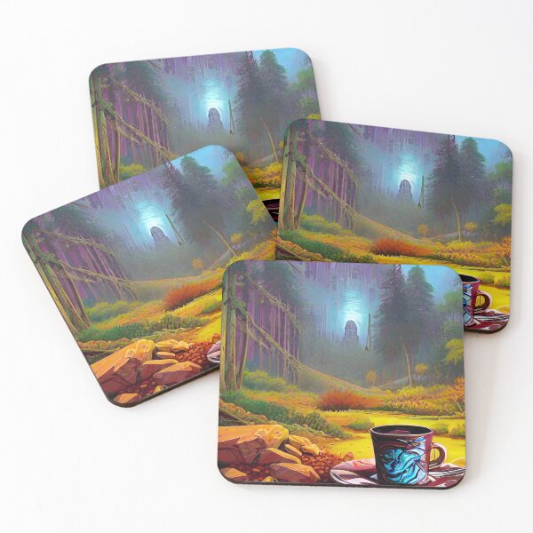 Item preview, Enchanted Forest Brew: Mystical Coffee Break designed and sold by GrizzlyCollective.