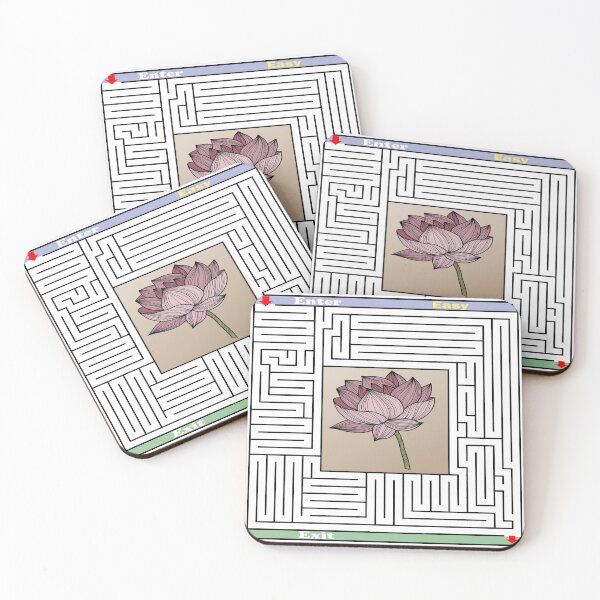 Item preview, Easy maze puzzles, entertainment for posters and accessories. designed and sold by jayne0524.