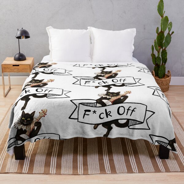 Item preview, F*ck Off - Aesthetic / Funny / Cat / Relatable / Quote designed and sold by Maviartig.