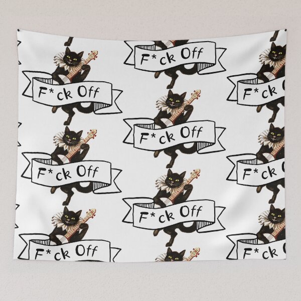 Item preview, F*ck Off - Aesthetic / Funny / Cat / Relatable / Quote designed and sold by Maviartig.