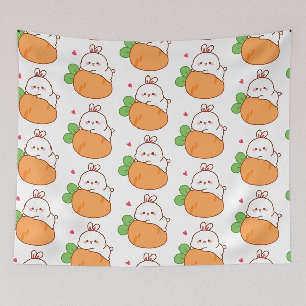 Item preview, Kawaii Bunny with Carrot  designed and sold by jennysselling.