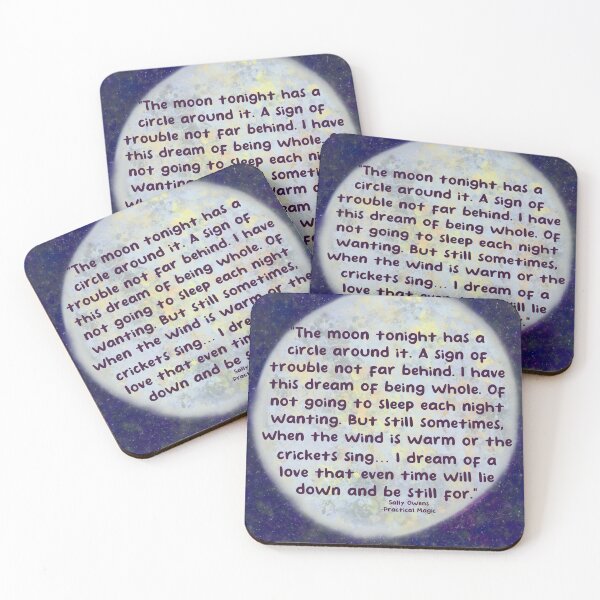 Item preview, The moon tonight has a circle designed and sold by NatLeBrunDesign.