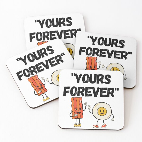 Item preview, yours forever  t-shirts with love phrases for couples designed and sold by BladiWear.