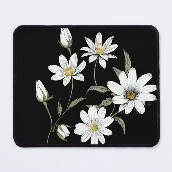 Item preview, White flowers designed and sold by agaksiazek.