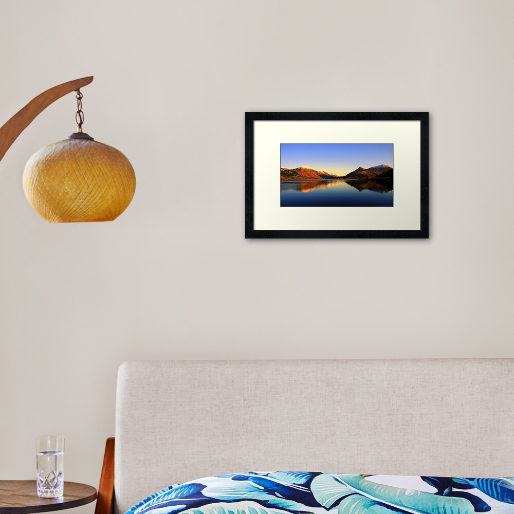 Loch Leven and The Pap of Glencoe Framed Art Print