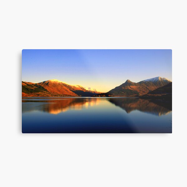 Loch Leven and The Pap of Glencoe Metal Print