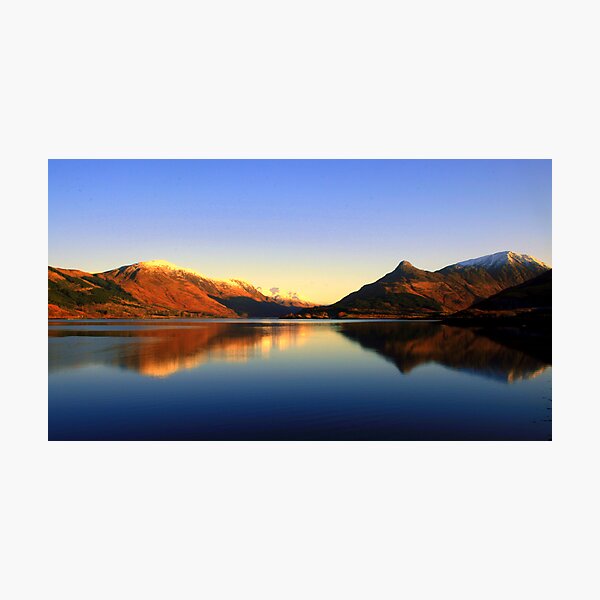 Loch Leven and The Pap of Glencoe Photographic Print