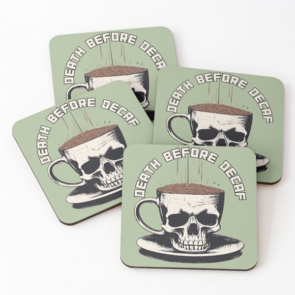 Item preview, Death before decaf designed and sold by Beefuddle.