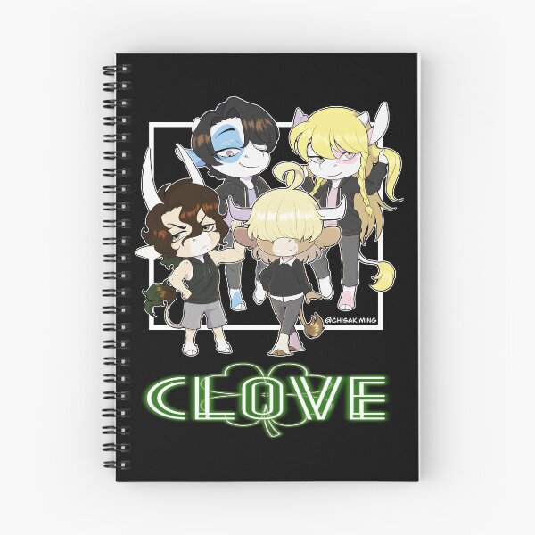 Item preview, CLOVE Members Chibi: Lucas, Alexei, Tae, and Jae (w/ Logo) designed and sold by ChisakiMing.