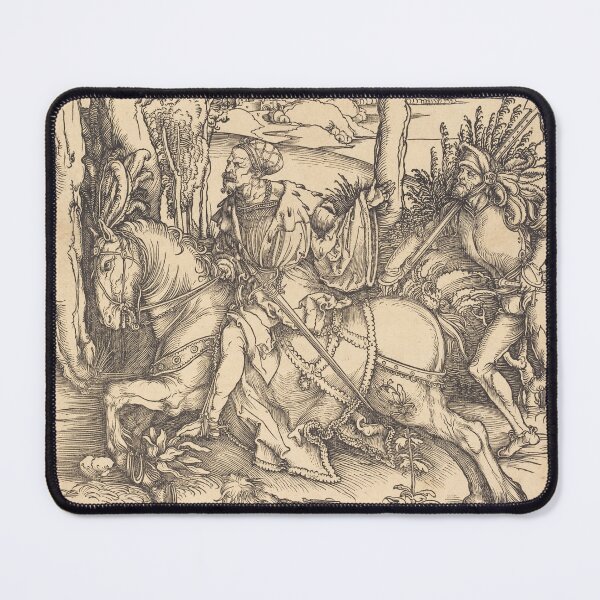 Item preview, The Knight on Horseback and the Lansquenet (1497) - Albrecht Durer designed and sold by SALON DES ARTS.