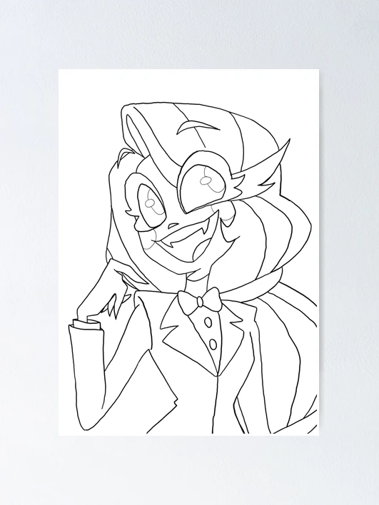 Charlie Line Art (Hazbin Hotel)