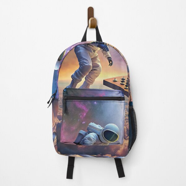 Item preview, 2 astronauts play chess in Nebula designed and sold by PDAG.