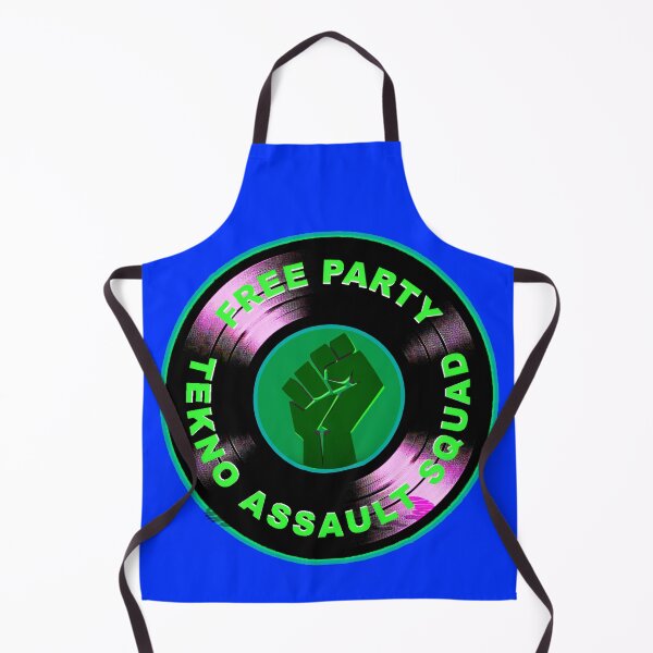 Artikelvorschau, Abzeichen-Stil „Tekno Assault Squad“ – kostenloses Party-Vinyl-Emblem entworfen und verkauft von leyfinder.