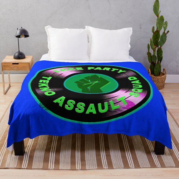 Item preview, Badge Style Tekno Assault Squad - Free Party Vinyl Emblem designed and sold by leyfinder.