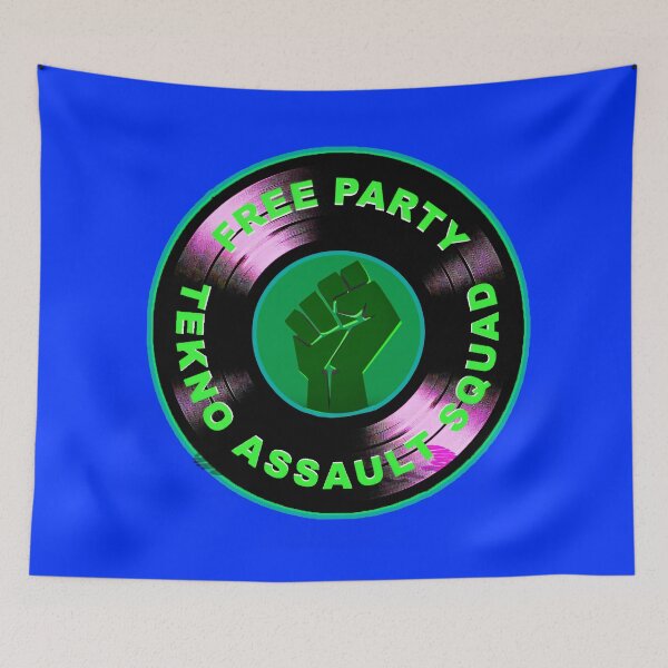 Item preview, Badge Style Tekno Assault Squad - Free Party Vinyl Emblem designed and sold by leyfinder.
