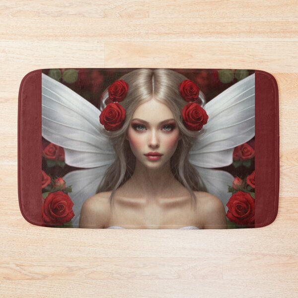 Item preview,  The Rose Fairy with White Wings designed and sold by T-shirtMill.