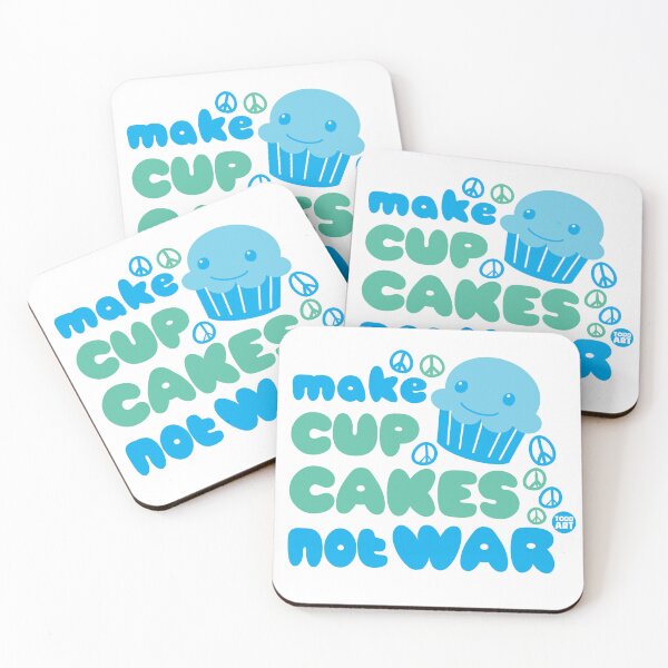 Item preview, MAKE CUP CAKES NOT WAR designed and sold by TODD GOLDMAN.