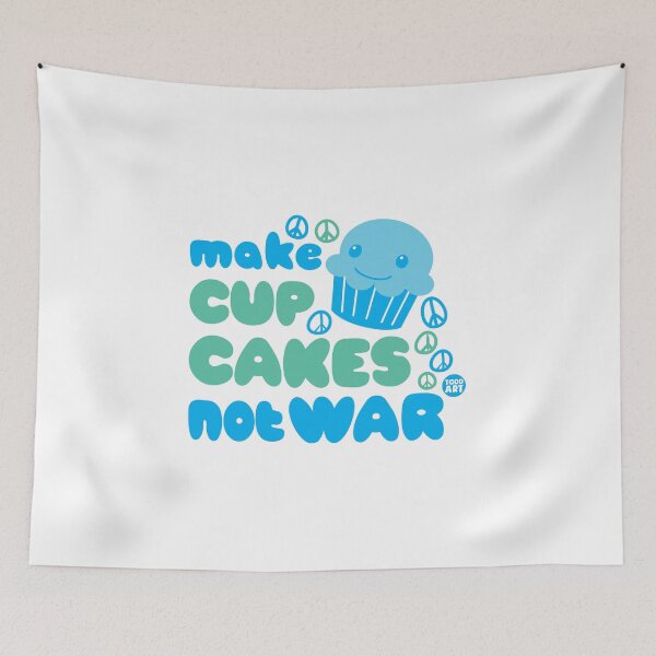 Item preview, MAKE CUP CAKES NOT WAR designed and sold by TODD GOLDMAN.