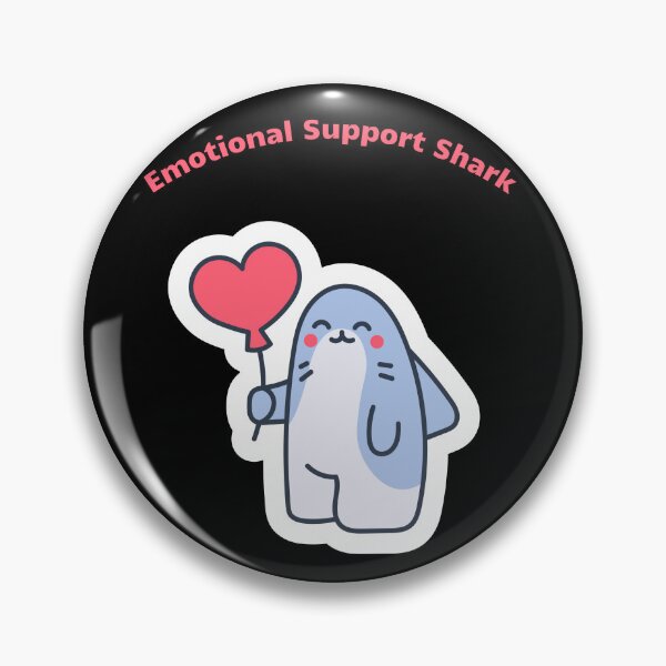 Item preview, Emotional Support Shark funny gift t-shirt  designed and sold by urszulakier.