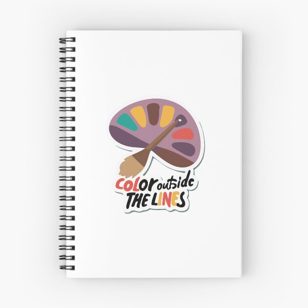 Item preview, Color Outside the Lines - Creative Artist Motif designed and sold by NiftyWrx.