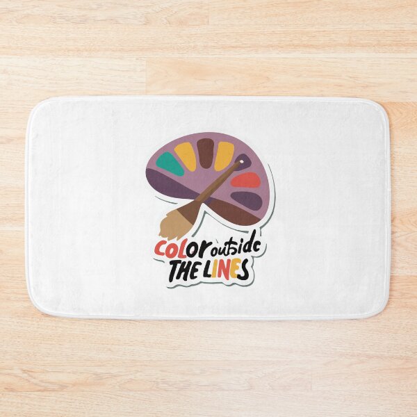 Item preview, Color Outside the Lines - Creative Artist Motif designed and sold by NiftyWrx.