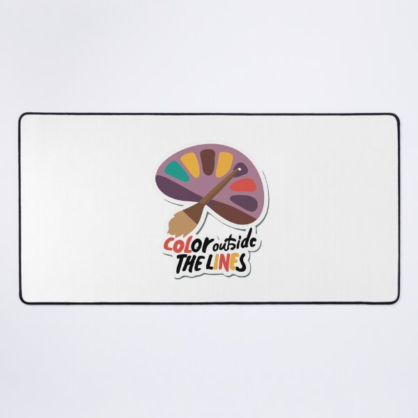 Item preview, Color Outside the Lines - Creative Artist Motif designed and sold by NiftyWrx.