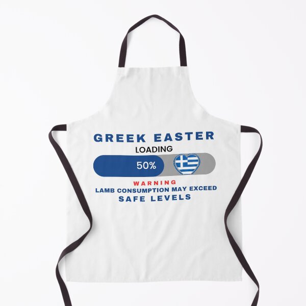 Item preview, Greek Easter Greek Flag Food Lamb Arni designed and sold by wholigans.