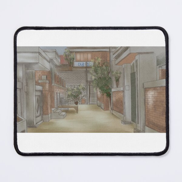 Item preview, Illustrations of old alleyway in Korea designed and sold by sarashzt.