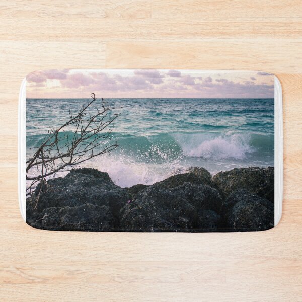 Item preview, Waves Crashing on Rocks at Sunrise designed and sold by Quality Design.