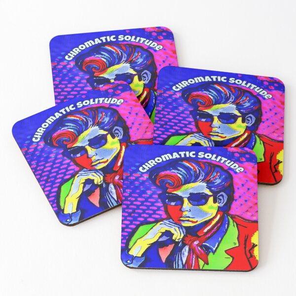 Item preview, Chromatic Solitude - Retro Pop Art Portrait designed and sold by gleefulme.