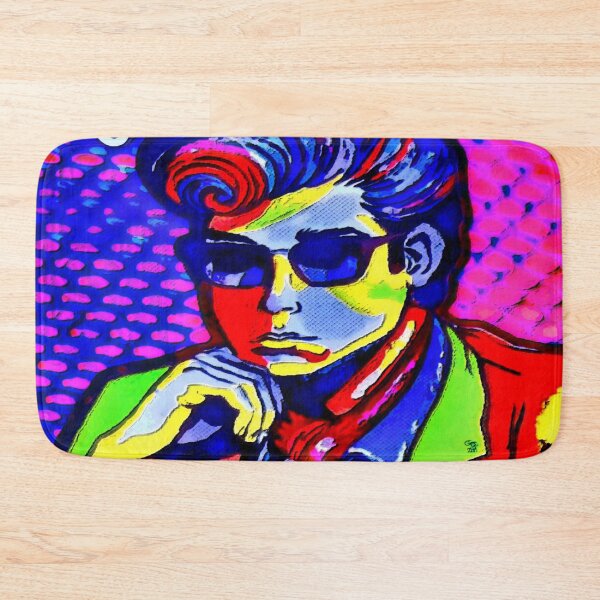 Item preview, Chromatic Solitude - Retro Pop Art Portrait designed and sold by gleefulme.