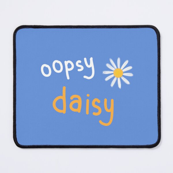 Item preview, Oopsy Daisy Yellow Word Art Blue Back designed and sold by ClearAndHappy.