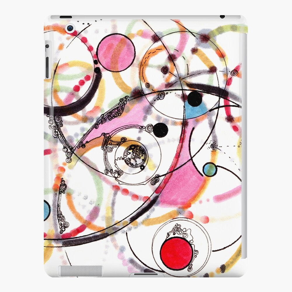 Spheres of Influence - ink on paper iPad Case & Skin