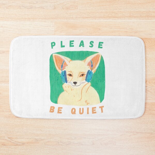 Item preview, Please Be Quiet Fennec Fox designed and sold by PunnyPawsArt.