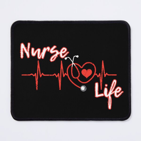 Item preview, Nurse Life heartbeat designed and sold by martindesignden.