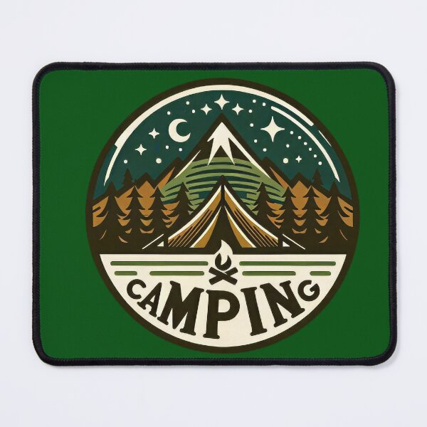 Item preview, Wilderness Wanderlust: Versatile Camping Logo Design designed and sold by ZipperDragon88.