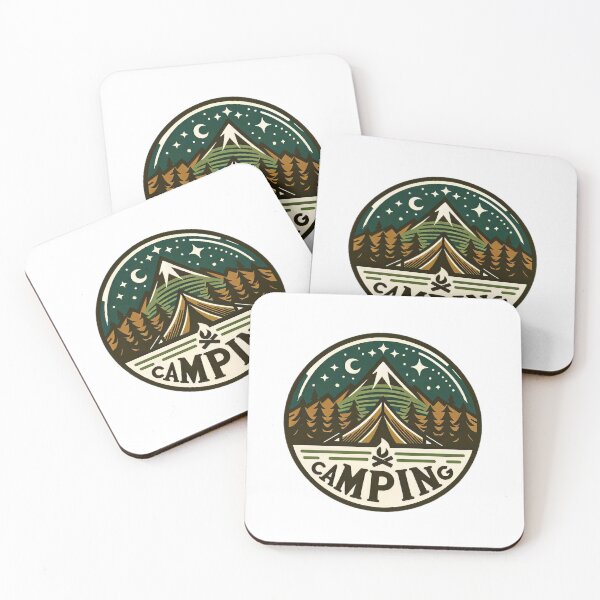Item preview, Wilderness Wanderlust: Versatile Camping Logo Design designed and sold by ZipperDragon88.