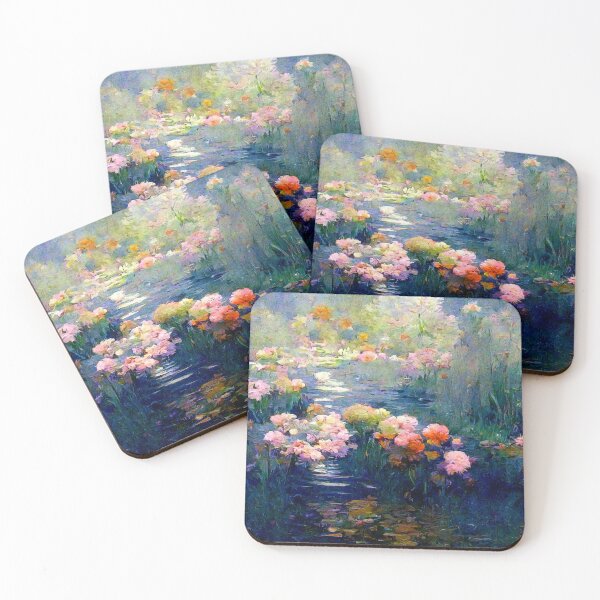 Item preview, Monet's Water Lilies Revival designed and sold by EcoArtLab.