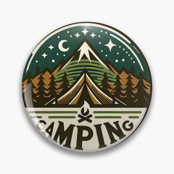 Item preview, Wilderness Wanderlust: Versatile Camping Logo Design designed and sold by ZipperDragon88.