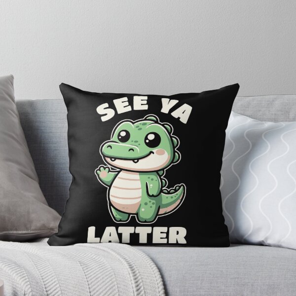 Item preview, Funny Kawaii Animal Sea Ya Later Alligator designed and sold by Odetee.