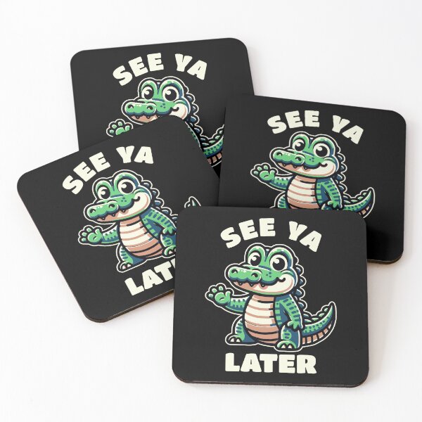 Item preview, See Ya Later Aligator Kawaii Funny Animal designed and sold by Odetee.