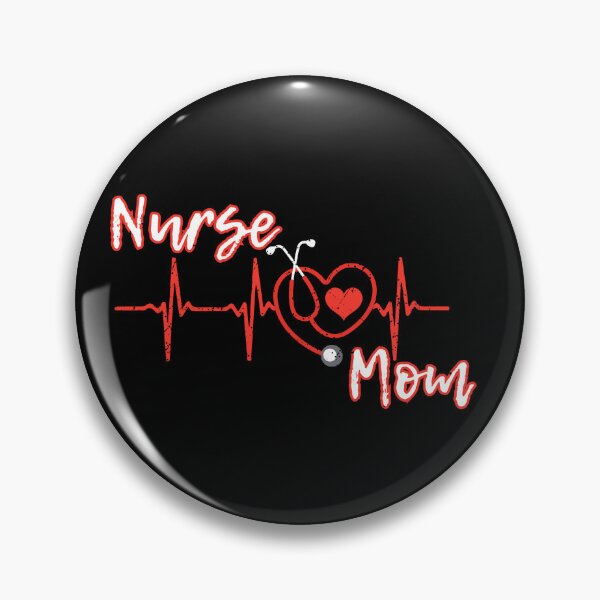 Item preview, Nurse mom heartbeat designed and sold by martindesignden.