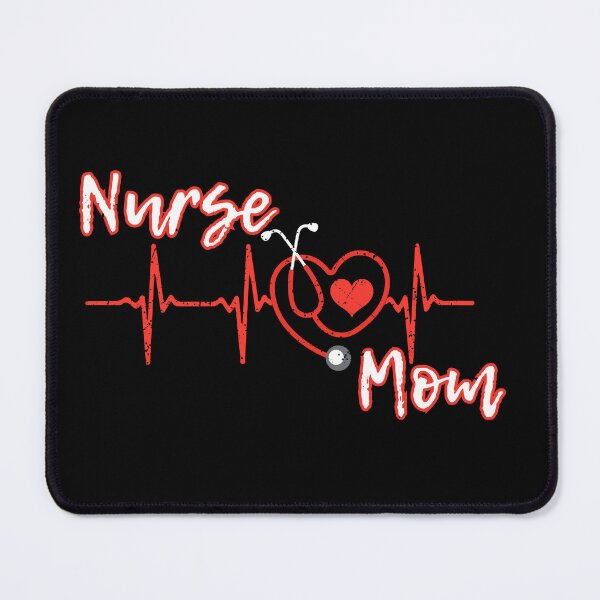 Item preview, Nurse mom heartbeat designed and sold by martindesignden.