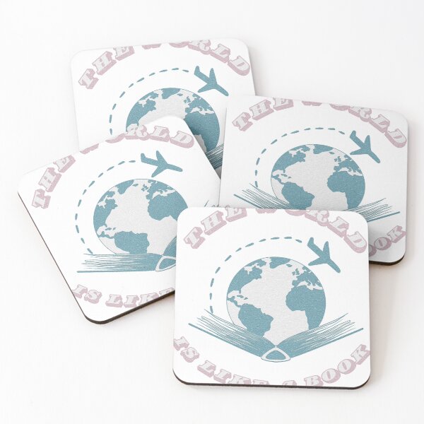 Item preview, travel aesthetic, the world is like a book designed and sold by DotiGraphics.