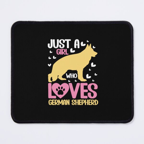 Item preview, Just A Girl Who Loves German Shepherd designed and sold by ThreadBeat.
