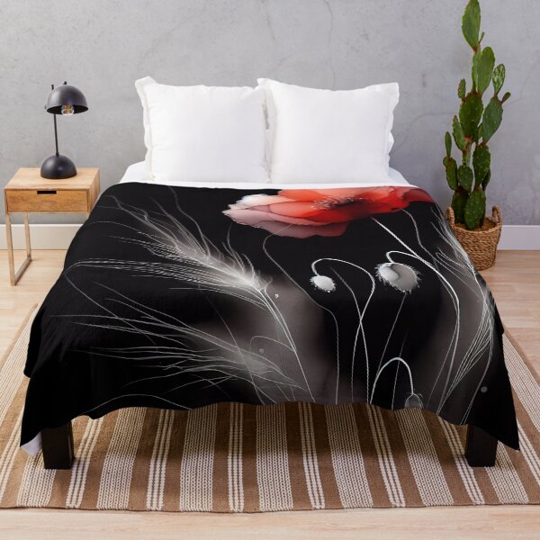 Item preview, Poppy and grasses.  designed and sold by ShazellArt.