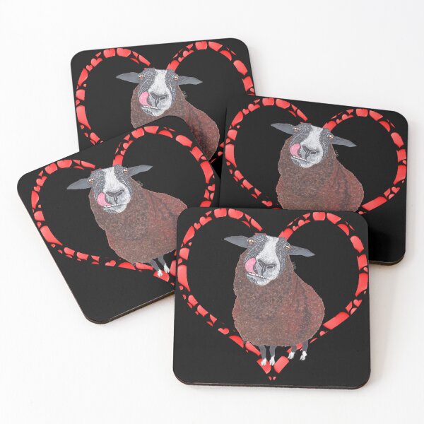 Item preview, ZWARTBLES SHEEP HEART designed and sold by BeritValk.