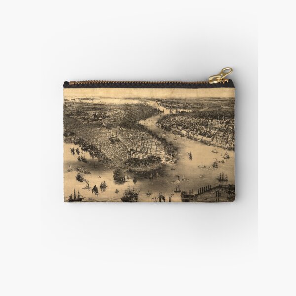 Item preview, Bird's eye View of New-York & Brooklyn (1851) designed and sold by allhistory.