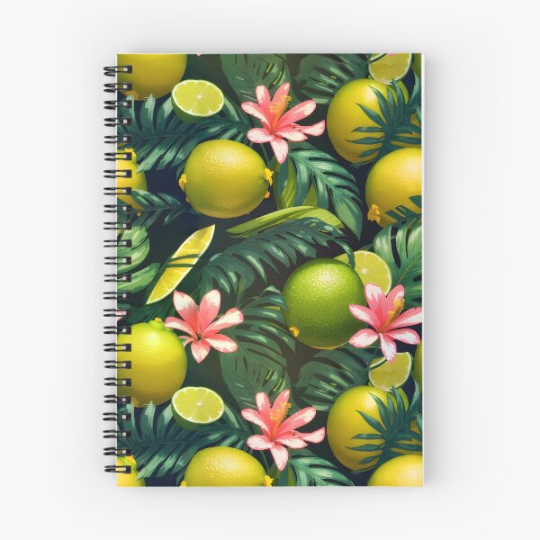 Item preview, Tropical Lime Floral Citrus Patterns designed and sold by MindWave THC.