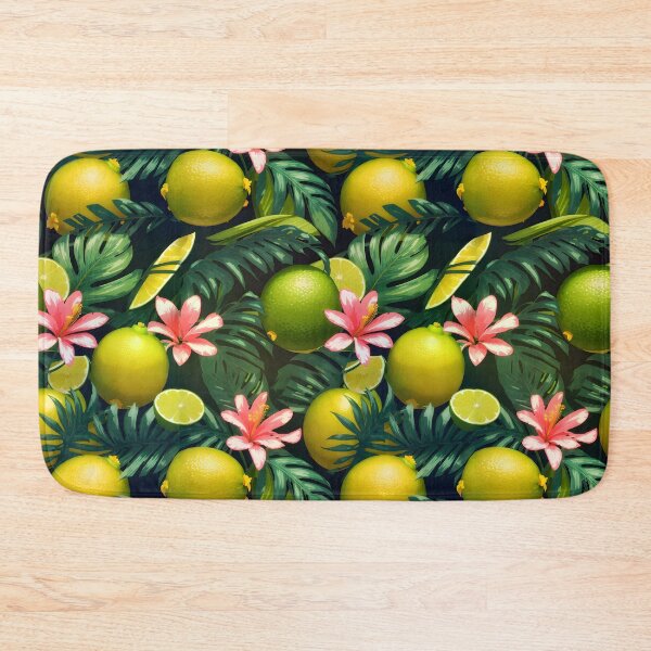 Item preview, Tropical Lime Floral Citrus Patterns designed and sold by MindWave THC.